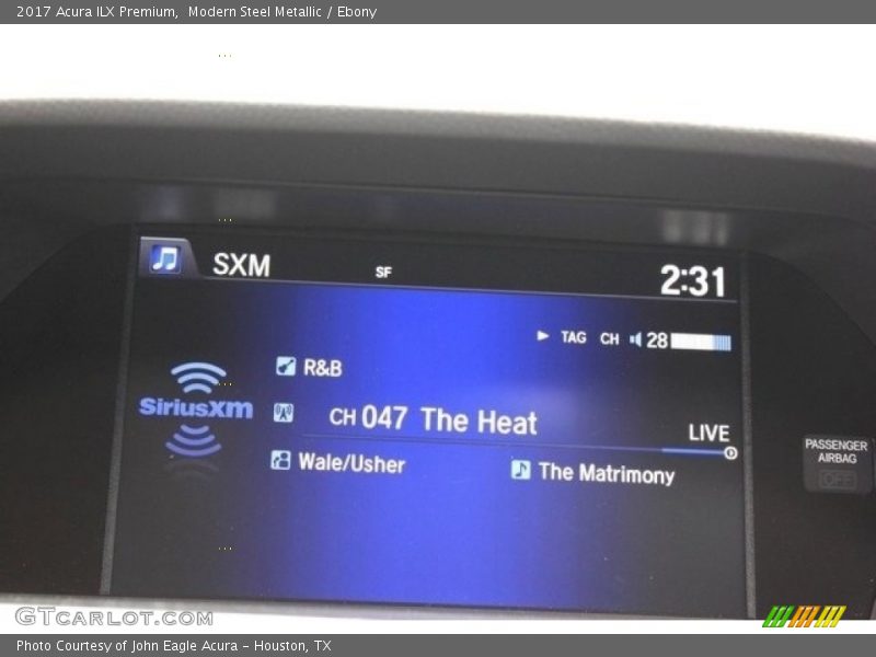 Modern Steel Metallic / Ebony 2017 Acura ILX Premium