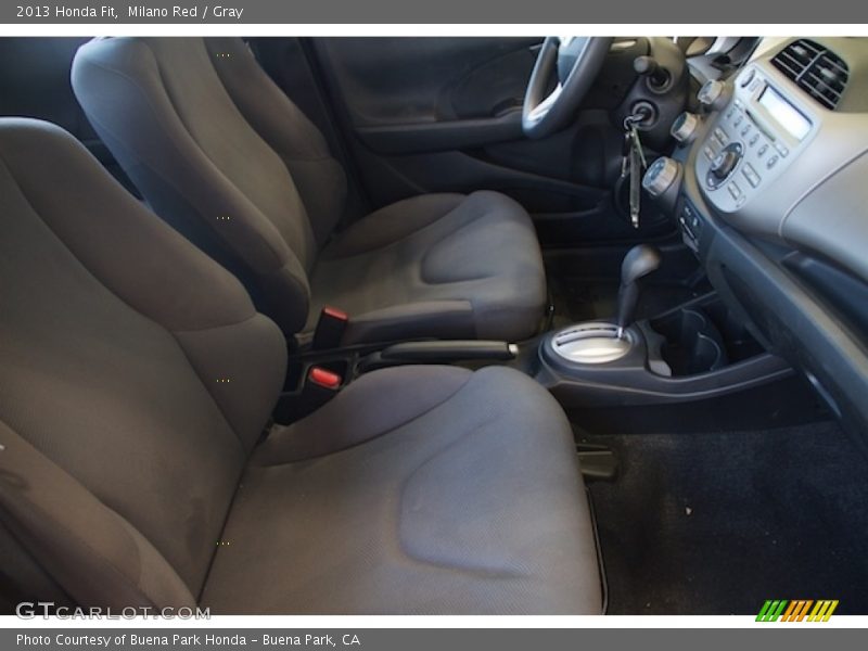 Milano Red / Gray 2013 Honda Fit
