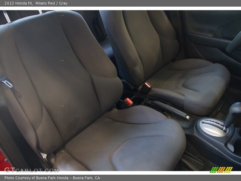 Milano Red / Gray 2013 Honda Fit