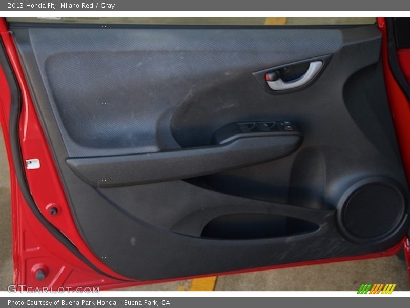 Milano Red / Gray 2013 Honda Fit