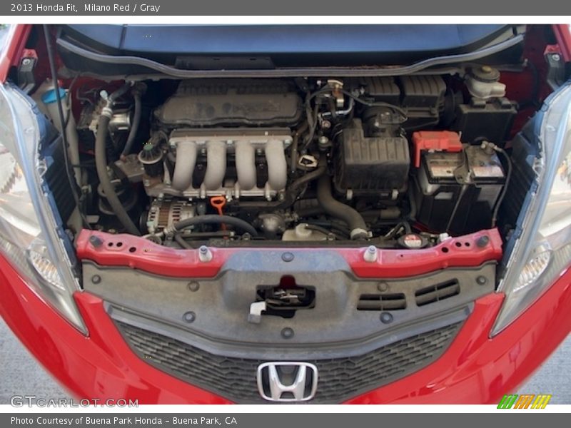 Milano Red / Gray 2013 Honda Fit