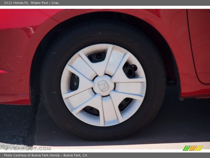 Milano Red / Gray 2013 Honda Fit