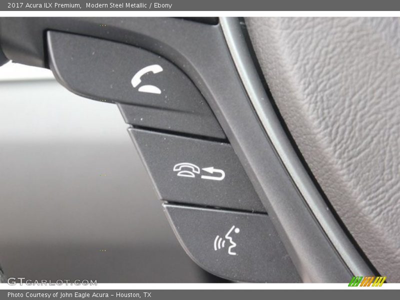 Modern Steel Metallic / Ebony 2017 Acura ILX Premium