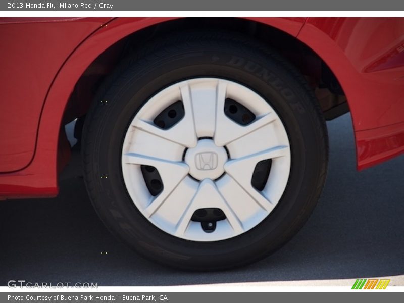 Milano Red / Gray 2013 Honda Fit