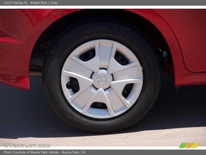 Milano Red / Gray 2013 Honda Fit
