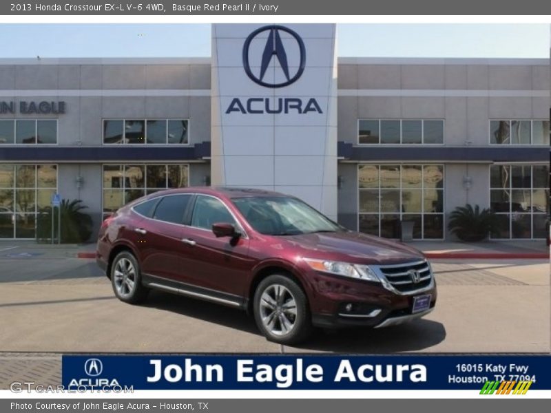 Basque Red Pearl II / Ivory 2013 Honda Crosstour EX-L V-6 4WD