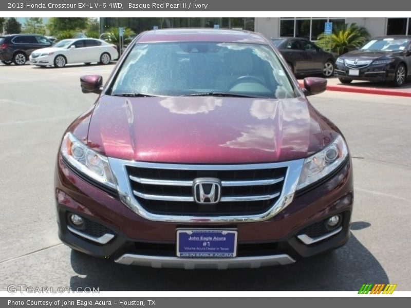 Basque Red Pearl II / Ivory 2013 Honda Crosstour EX-L V-6 4WD