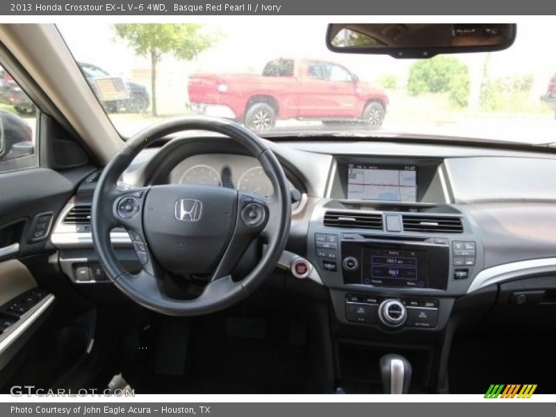 Basque Red Pearl II / Ivory 2013 Honda Crosstour EX-L V-6 4WD