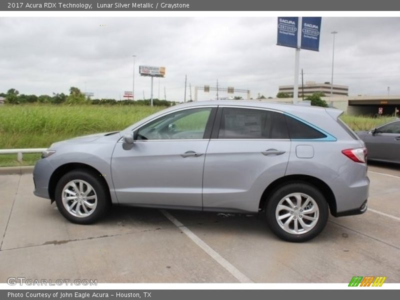 Lunar Silver Metallic / Graystone 2017 Acura RDX Technology