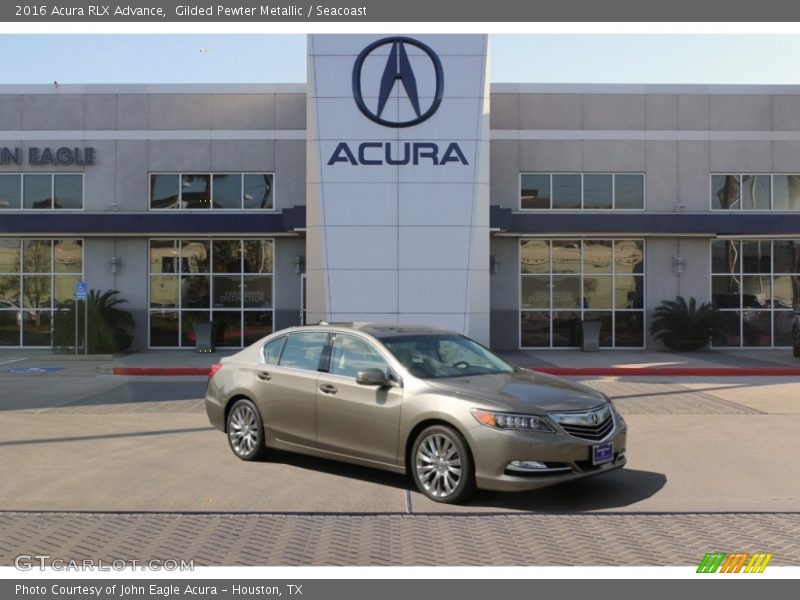 Gilded Pewter Metallic / Seacoast 2016 Acura RLX Advance