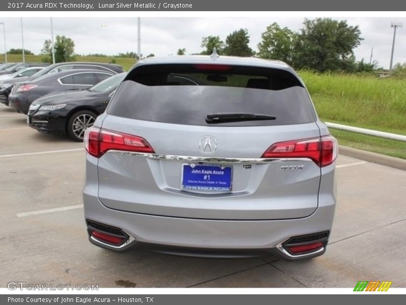 Lunar Silver Metallic / Graystone 2017 Acura RDX Technology