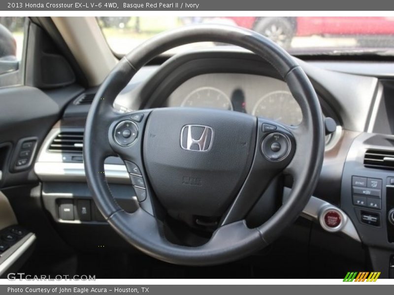 Basque Red Pearl II / Ivory 2013 Honda Crosstour EX-L V-6 4WD