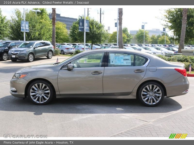 Gilded Pewter Metallic / Seacoast 2016 Acura RLX Advance