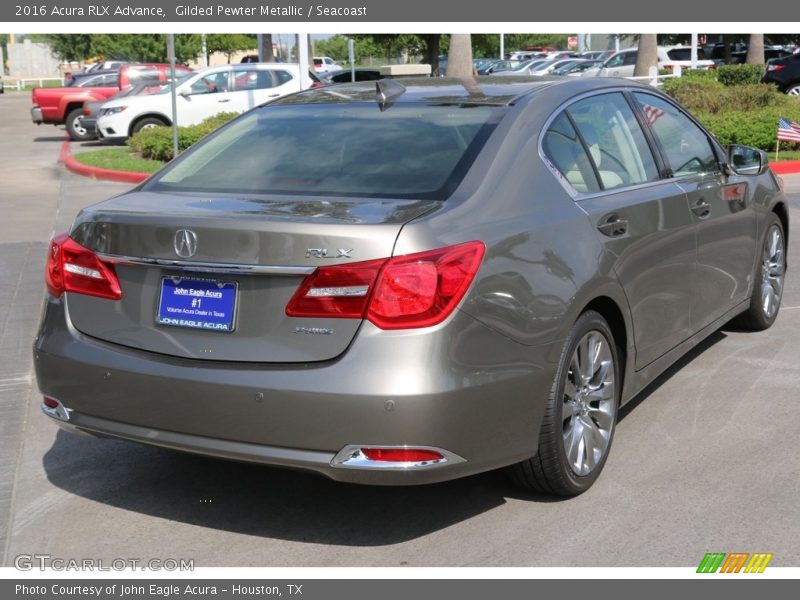 Gilded Pewter Metallic / Seacoast 2016 Acura RLX Advance