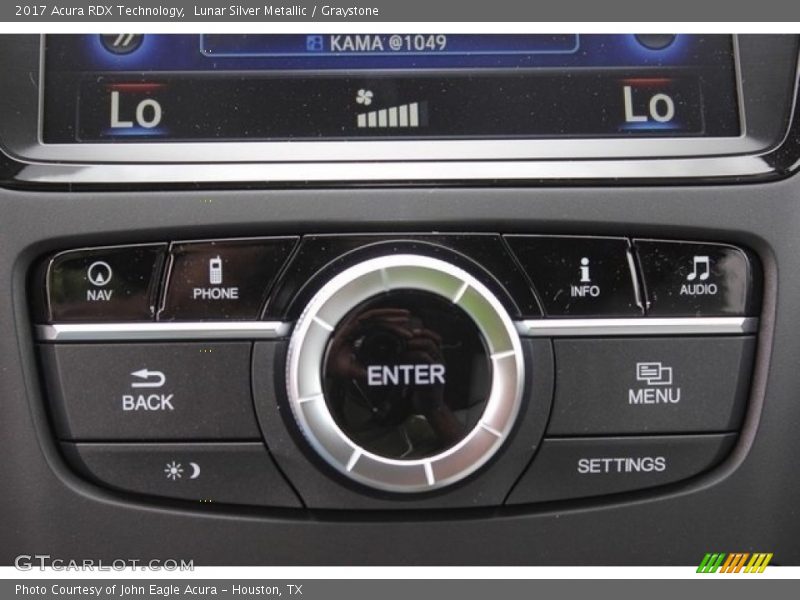Lunar Silver Metallic / Graystone 2017 Acura RDX Technology