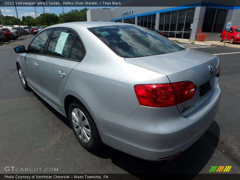 Reflex Silver Metallic / Titan Black 2012 Volkswagen Jetta S Sedan