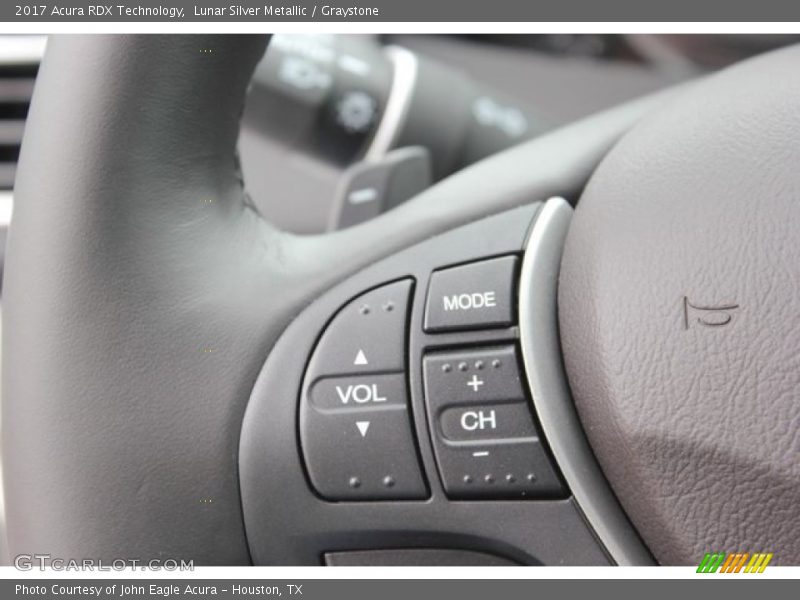 Lunar Silver Metallic / Graystone 2017 Acura RDX Technology