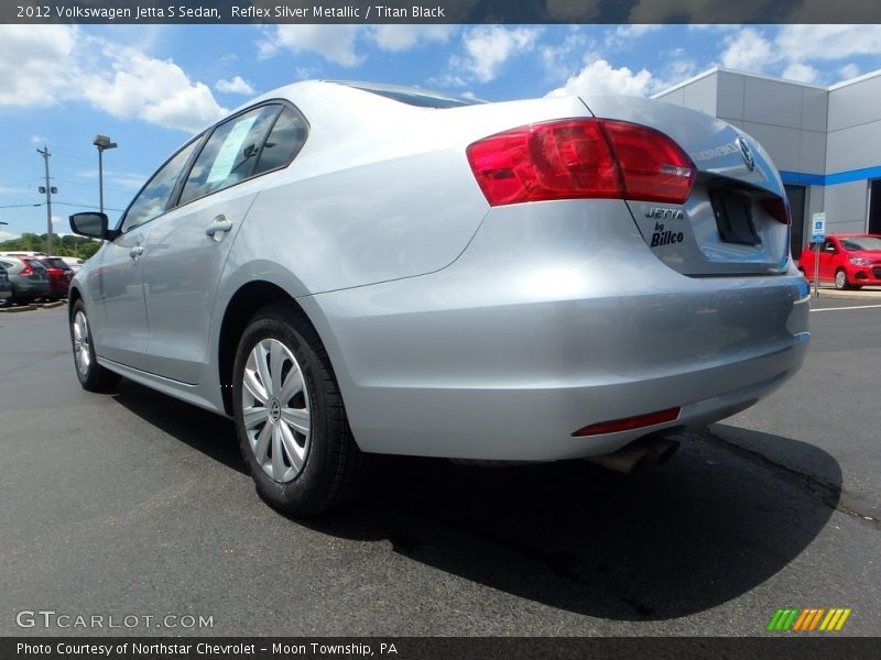 Reflex Silver Metallic / Titan Black 2012 Volkswagen Jetta S Sedan