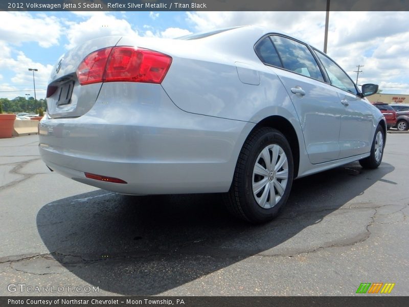 Reflex Silver Metallic / Titan Black 2012 Volkswagen Jetta S Sedan