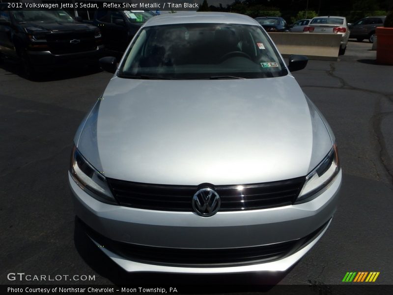 Reflex Silver Metallic / Titan Black 2012 Volkswagen Jetta S Sedan