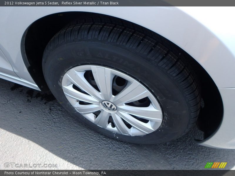 Reflex Silver Metallic / Titan Black 2012 Volkswagen Jetta S Sedan