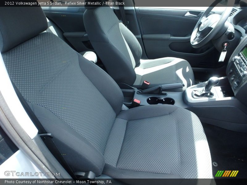 Reflex Silver Metallic / Titan Black 2012 Volkswagen Jetta S Sedan