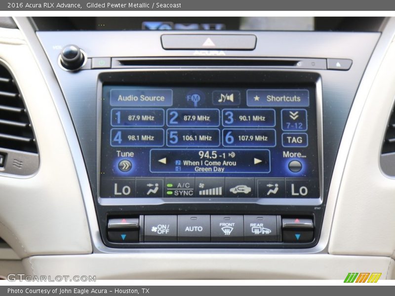 Gilded Pewter Metallic / Seacoast 2016 Acura RLX Advance