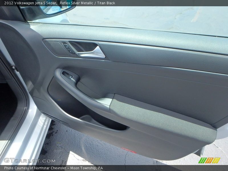 Reflex Silver Metallic / Titan Black 2012 Volkswagen Jetta S Sedan