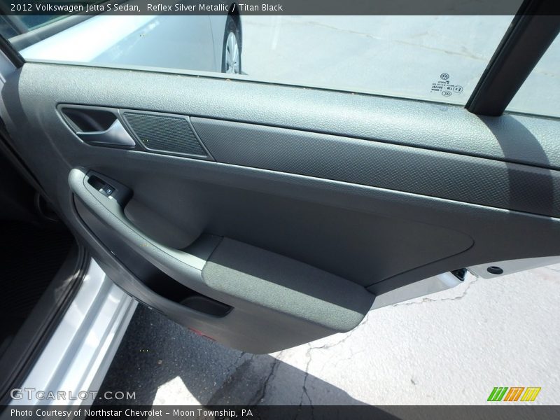 Reflex Silver Metallic / Titan Black 2012 Volkswagen Jetta S Sedan