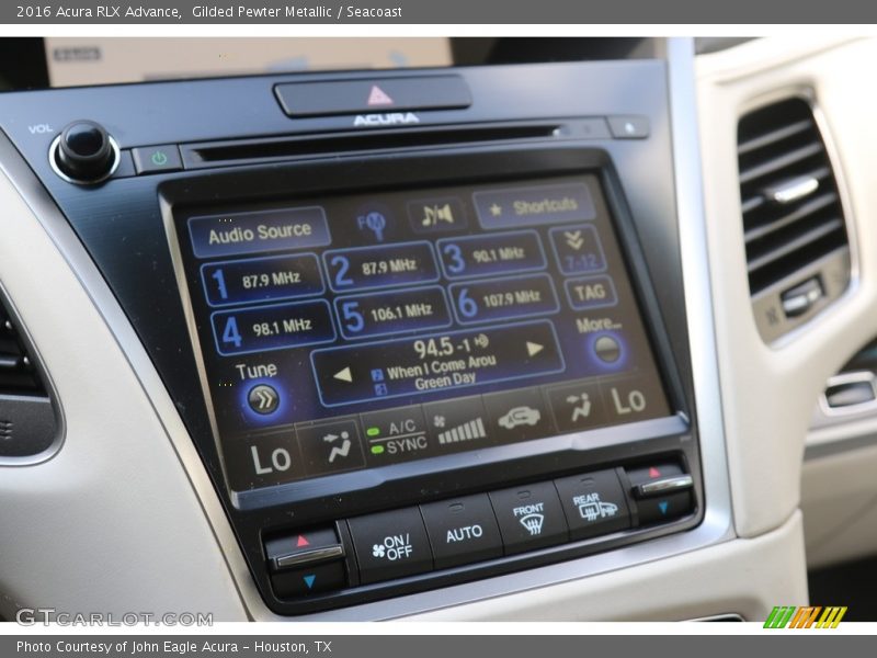 Gilded Pewter Metallic / Seacoast 2016 Acura RLX Advance