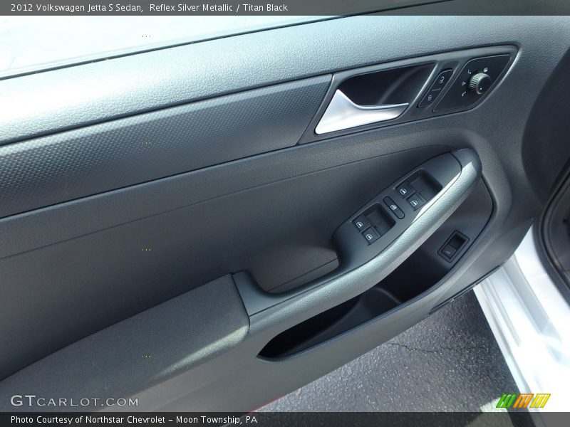 Reflex Silver Metallic / Titan Black 2012 Volkswagen Jetta S Sedan