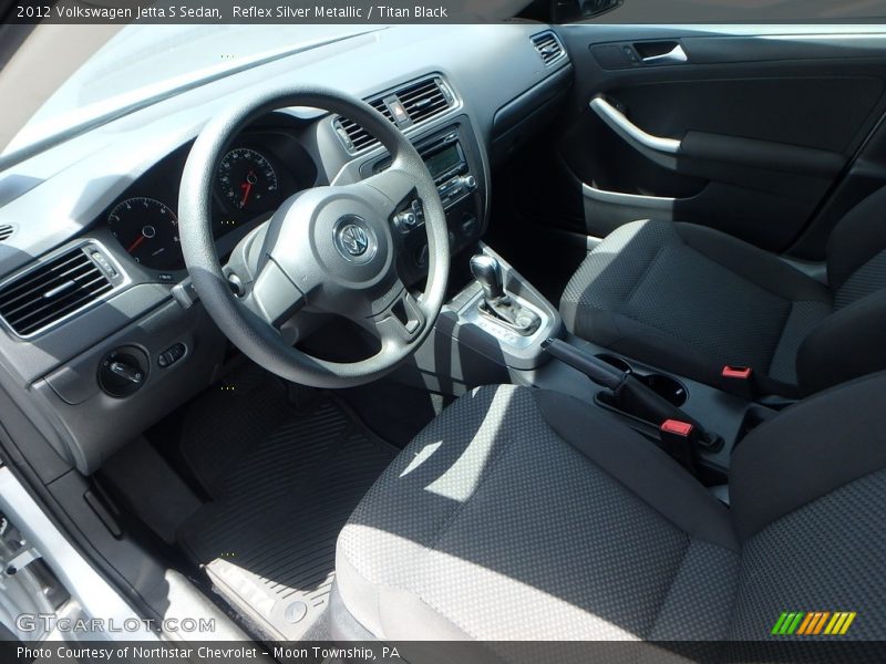 Reflex Silver Metallic / Titan Black 2012 Volkswagen Jetta S Sedan