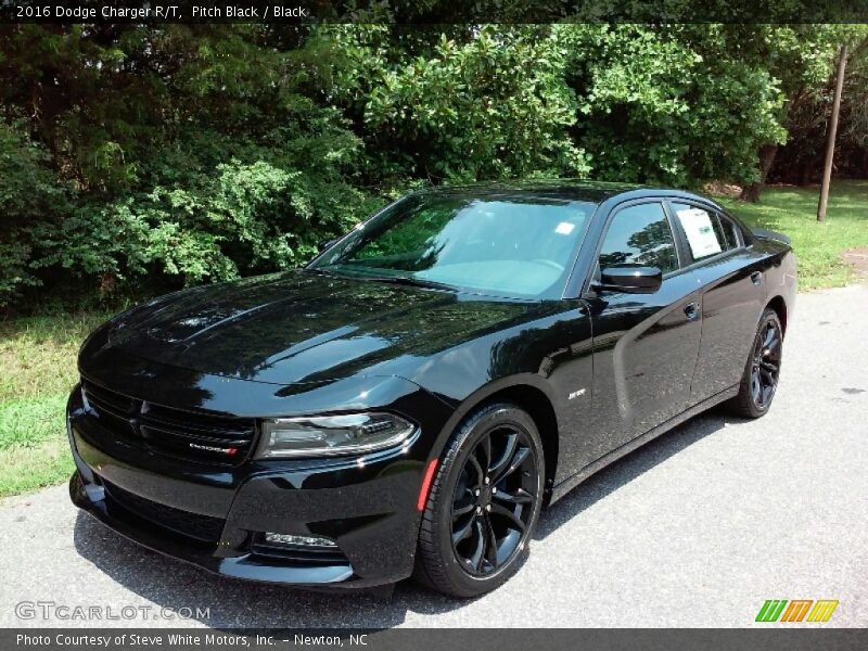 Pitch Black / Black 2016 Dodge Charger R/T