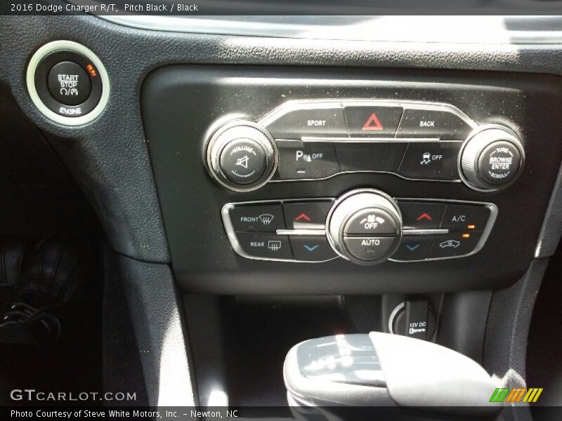 Pitch Black / Black 2016 Dodge Charger R/T