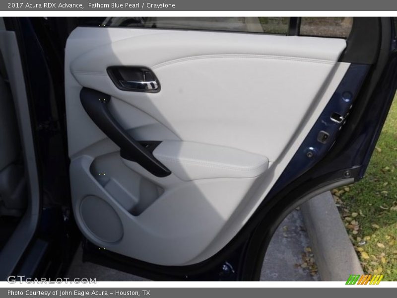 Fathom Blue Pearl / Graystone 2017 Acura RDX Advance