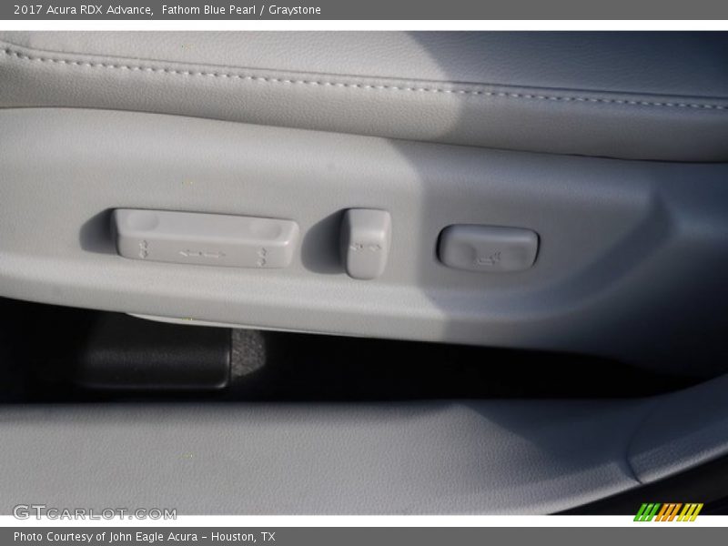 Fathom Blue Pearl / Graystone 2017 Acura RDX Advance