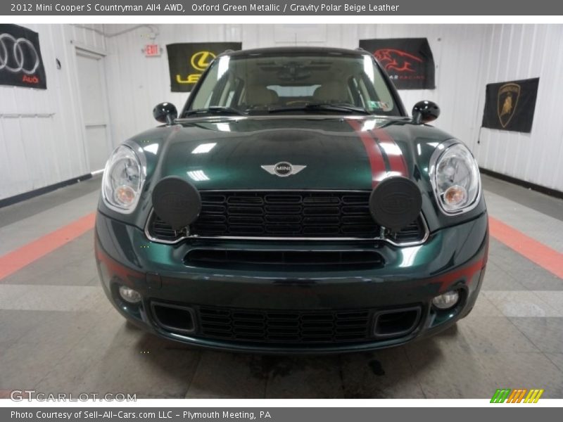 Oxford Green Metallic / Gravity Polar Beige Leather 2012 Mini Cooper S Countryman All4 AWD