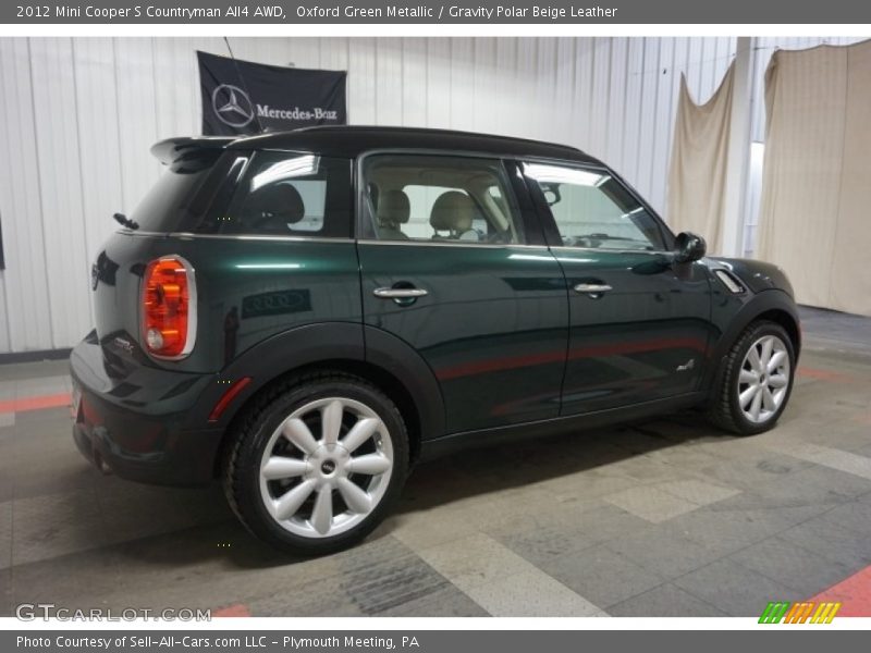 Oxford Green Metallic / Gravity Polar Beige Leather 2012 Mini Cooper S Countryman All4 AWD