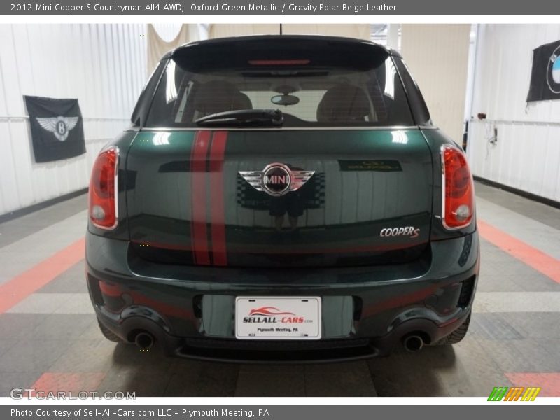 Oxford Green Metallic / Gravity Polar Beige Leather 2012 Mini Cooper S Countryman All4 AWD
