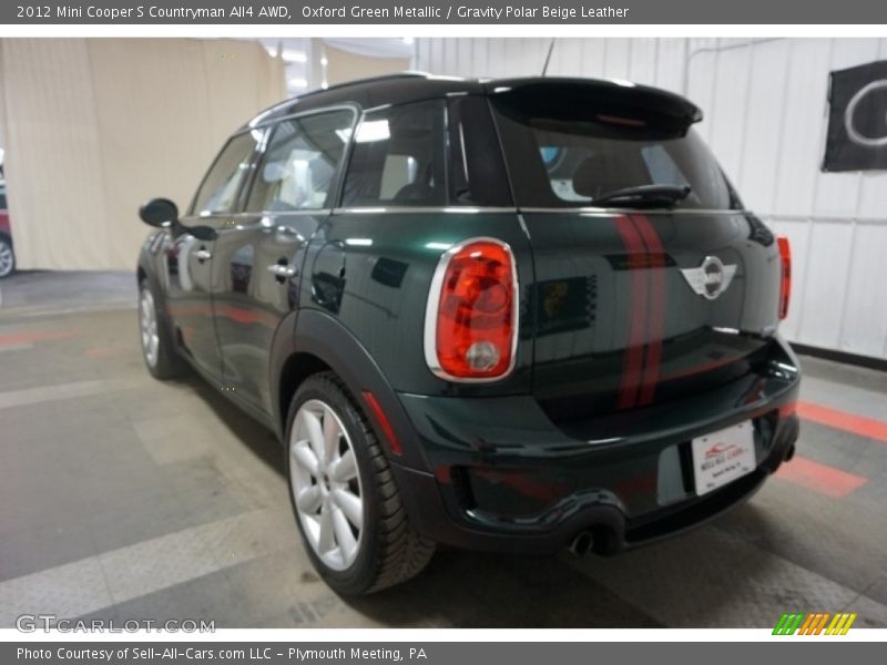 Oxford Green Metallic / Gravity Polar Beige Leather 2012 Mini Cooper S Countryman All4 AWD
