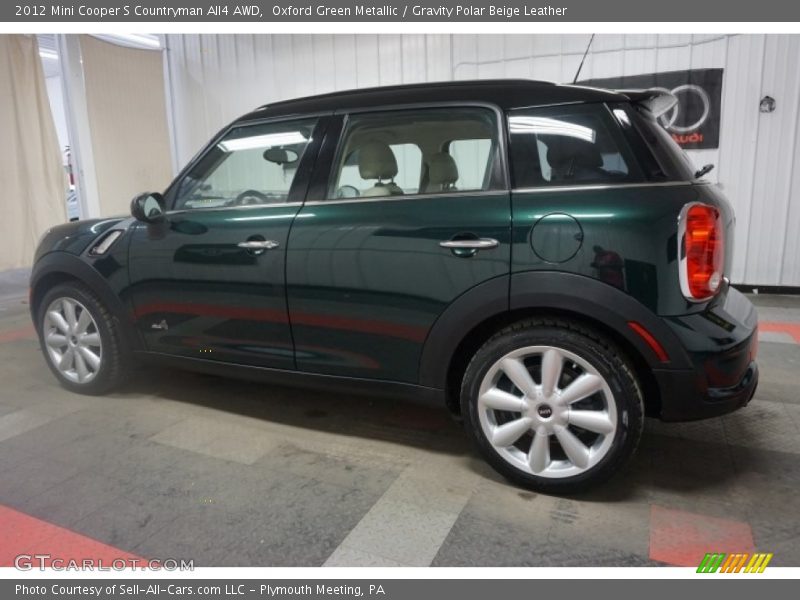 Oxford Green Metallic / Gravity Polar Beige Leather 2012 Mini Cooper S Countryman All4 AWD
