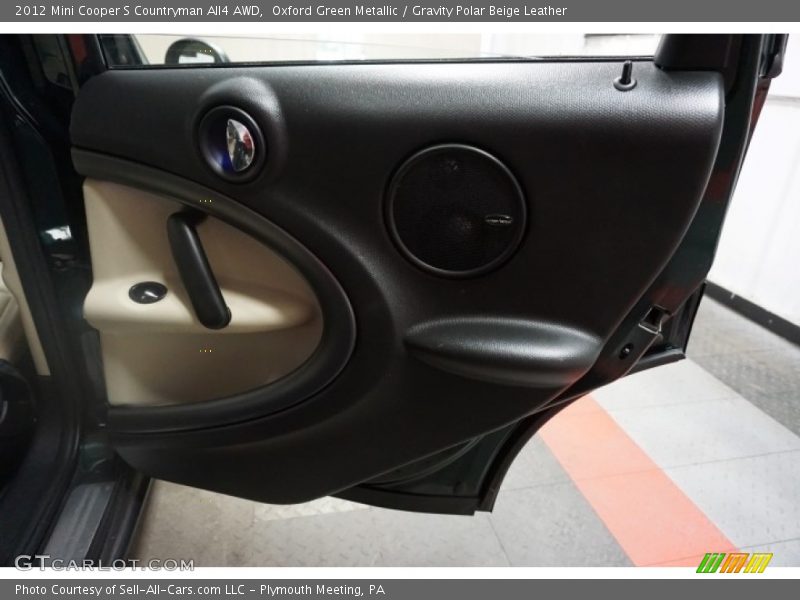 Oxford Green Metallic / Gravity Polar Beige Leather 2012 Mini Cooper S Countryman All4 AWD