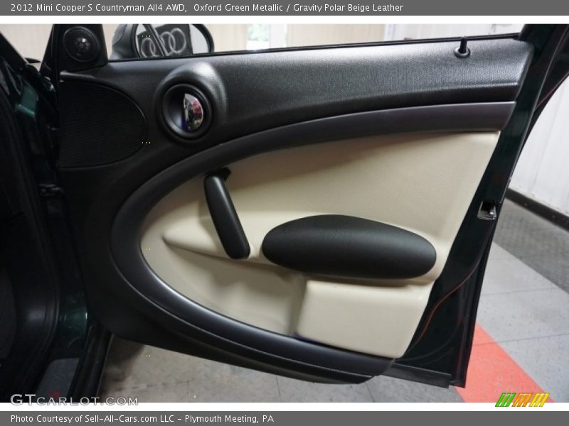 Oxford Green Metallic / Gravity Polar Beige Leather 2012 Mini Cooper S Countryman All4 AWD