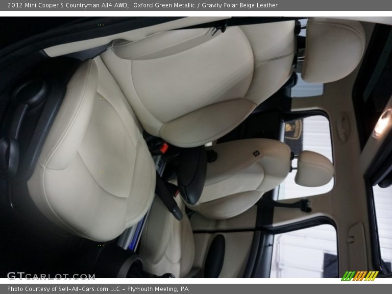 Oxford Green Metallic / Gravity Polar Beige Leather 2012 Mini Cooper S Countryman All4 AWD