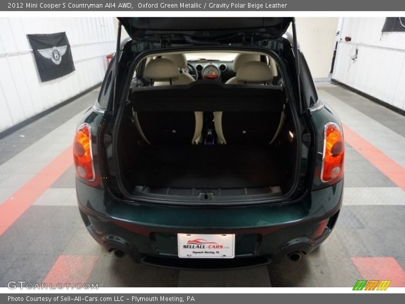 Oxford Green Metallic / Gravity Polar Beige Leather 2012 Mini Cooper S Countryman All4 AWD