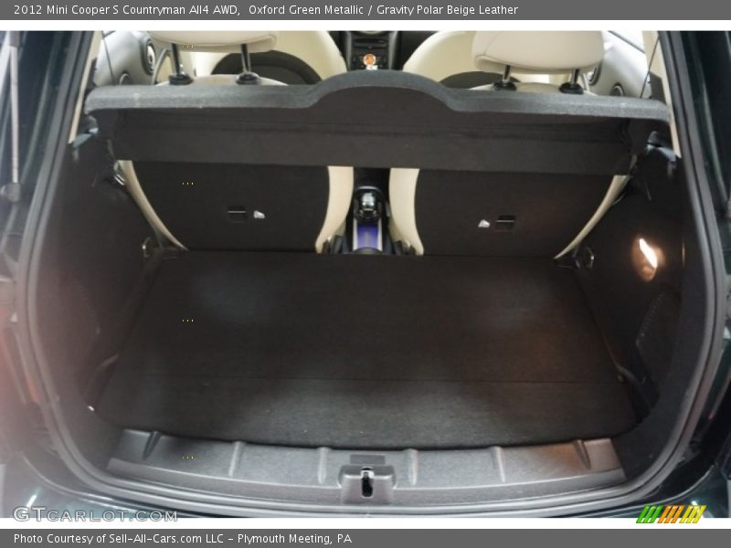 Oxford Green Metallic / Gravity Polar Beige Leather 2012 Mini Cooper S Countryman All4 AWD