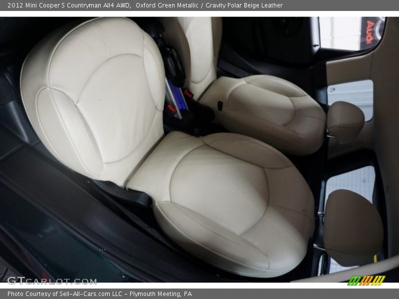Oxford Green Metallic / Gravity Polar Beige Leather 2012 Mini Cooper S Countryman All4 AWD