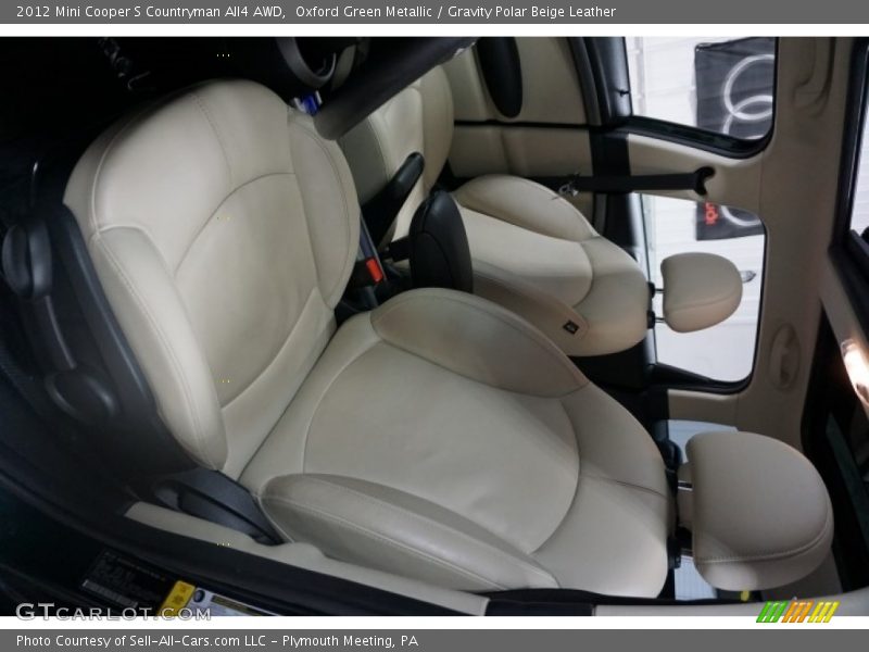 Oxford Green Metallic / Gravity Polar Beige Leather 2012 Mini Cooper S Countryman All4 AWD