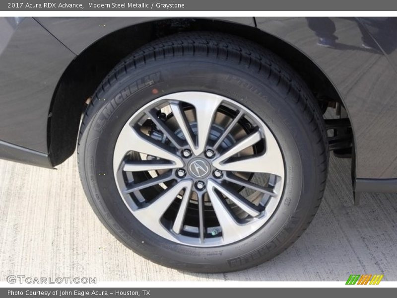 Modern Steel Metallic / Graystone 2017 Acura RDX Advance