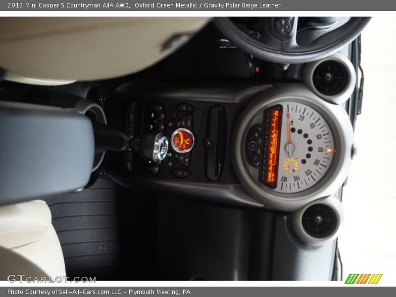 Oxford Green Metallic / Gravity Polar Beige Leather 2012 Mini Cooper S Countryman All4 AWD